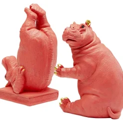 KARE Design Serre-livres Hippo fuchsia (2/set)><noscript><img width=