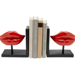 KARE Design Serre-livres Lips rouge (2/Set)> Accessoires