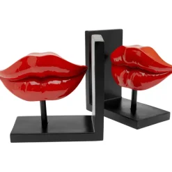 KARE Design Serre-livres Lips rouge (2/Set)><noscript><img width=