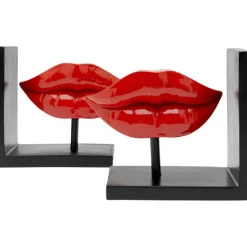 KARE Design Serre-livres Lips rouge (2/Set)><noscript><img width=
