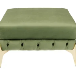 KARE Design Stool Bellissima velours vert 80cm> Meubles