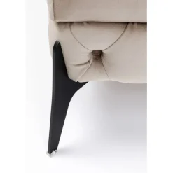 KARE Design Stool Bellissima velours taupe 80cm><noscript><img width=