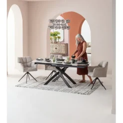 KARE Design Suspension Atomic Balls argenté Ø74cm><noscript><img width=