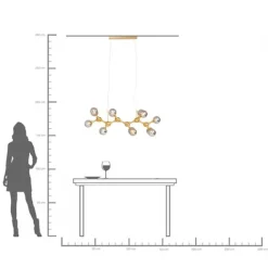 KARE Design Suspension Atomic Balls laiton 190cm><noscript><img width=
