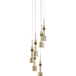 KARE Design Suspension Candy Bar doré Ø44cm> Luminaires