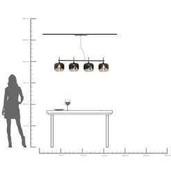 KARE Design Suspension Smoke Goblet Quattro Ø25cm><noscript><img width=