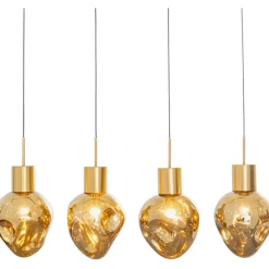 KARE Design Suspension Supernova Amber 110cm> Luminaires