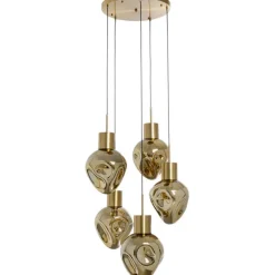KARE Design Suspension Supernova Amber Cinque Ø50cm><noscript><img width=