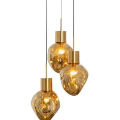 KARE Design Suspension Supernova Amber Tre Ø45cm> Luminaires