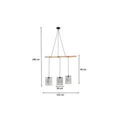 KARE Design Suspension Three Grids 120cm><noscript><img width=