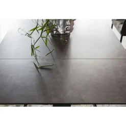 KARE Design Table à rallonges Amsterdam foncé 160/40+40)x90cm><noscript><img width=