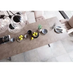 KARE Design Table à rallonges Amsterdam foncé 200/45+45)x100cm><noscript><img width=