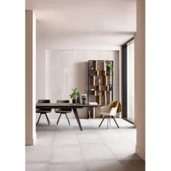 KARE Design Table à rallonges Amsterdam foncé 200/45+45)x100cm><noscript><img width=