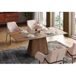 KARE Design Table à rallonges Benvenuto noyer 200(><noscript><img width=
