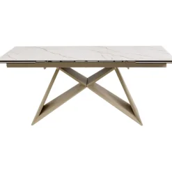 KARE Design Table à rallonges Nelly greige 180(40+40)x90cm><noscript><img width=