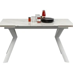 KARE Design Table à rallonges Xenia blanc 140(+30+30)x80cm><noscript><img width=