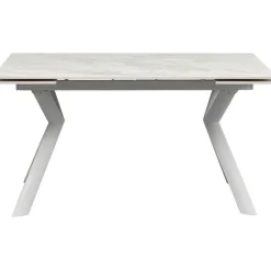 KARE Design Table à rallonges Xenia blanc 140(+30+30)x80cm><noscript><img width=