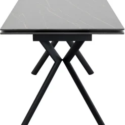 KARE Design Table à rallonges Xenia noir 140(30+30)x80cm><noscript><img width=