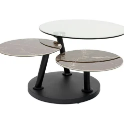 KARE Design Table basse Avignon 80 (+124)x80cm><noscript><img width=