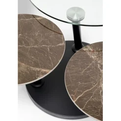KARE Design Table basse Avignon 80 (+124)x80cm><noscript><img width=