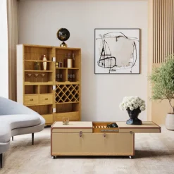 KARE Design Table basse bar Venezia Creme 120x75cm><noscript><img width=
