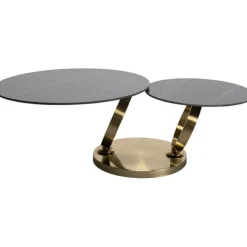 KARE Design Table basse Beverly Gold 132x80cm> Meubles