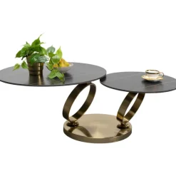 KARE Design Table basse Beverly Gold 132x80cm><noscript><img width=