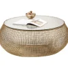 KARE Design Table basse Cesta Gold> Meubles