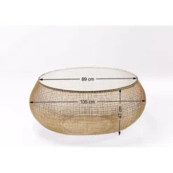 KARE Design Table basse Cesta Gold><noscript><img width=