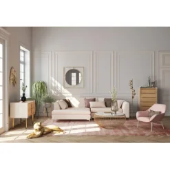 KARE Design Table basse Cesta Marble doré Ø100cm><noscript><img width=