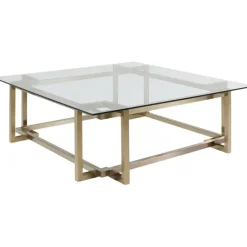 KARE Design Table basse Clara doré 120x120cm> Meubles