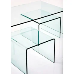 KARE Design Table basse Clear Club (set de 3)><noscript><img width=