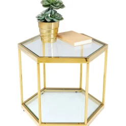 KARE Design Table basse Comb doré 45><noscript><img width=