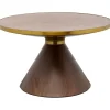 KARE Design Table basse Cono Noix Ø70cm> Meubles