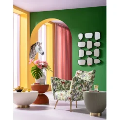 KARE Design Table basse Endless Vegas blanc Ø71cm> Meubles
