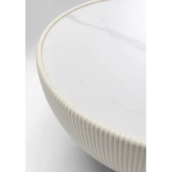 KARE Design Table basse Endless Vegas blanc Ø71cm><noscript><img width=