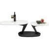 KARE Design Table basse Franklin blanc 150x58cm> Meubles
