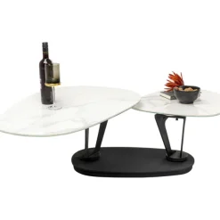KARE Design Table basse Franklin blanc 150x58cm><noscript><img width=