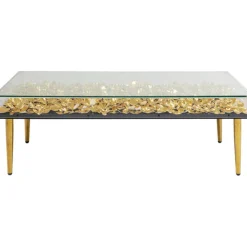 KARE Design Table basse Gold Flowers 120x60> Meubles