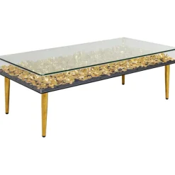 KARE Design Table basse Gold Flowers 120x60><noscript><img width=