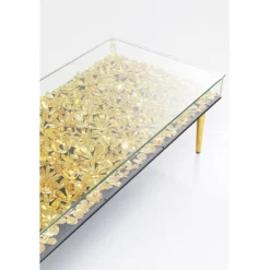 KARE Design Table basse Gold Flowers 120x60><noscript><img width=