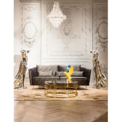 KARE Design Table basse Jupiter doré Ø100cm> Meubles