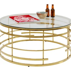 KARE Design Table basse Jupiter doré Ø100cm><noscript><img width=