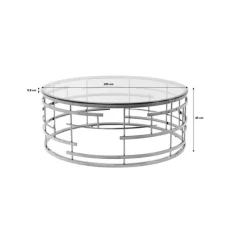 KARE Design Table basse Jupiter doré Ø100cm><noscript><img width=