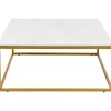 KARE Design Table basse Key West doré 90x90cm> Meubles