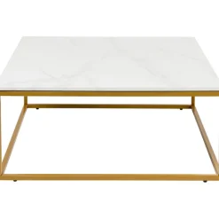 KARE Design Table basse Key West doré 90x90cm> Meubles