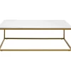 KARE Design Table basse Key West doré 120x60cm> Meubles