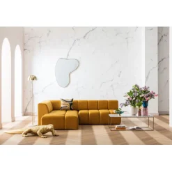 KARE Design Table basse Key West doré 120x60cm> Meubles