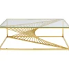 KARE Design Table basse Laser doré 120x60cm> Meubles