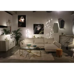 KARE Design Table basse Laser doré 120x60cm> Meubles
